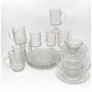 Princess House Fantasia 20-Pc Dinnerware Set  1980's